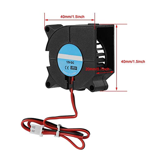 Вентилатор ЗА ладење ЗА 3Д Печатач, 4020 ДЦ 40 х 40 х 20мм Турбо Вентилатор Вентилатор За Ладење ЗА 3д Печатач Додатоци за 4020