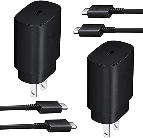 Super Charger Type C Charger Super Fast Charging, 25W PD USB C wallиден полнач блок 5ft Андроид Телефонски кабел за Samsung