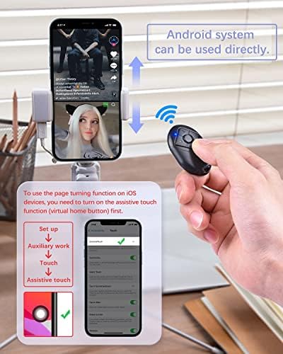 Далечински бленда за Tik Tok, Bluetooth далечински управувач со контролна страница со апликации за поттикне Тарнер, Креирај неверојатни