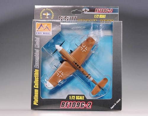 Лесен модел BF-109G-2 JG27 1943 1/72 Завршен авион модел