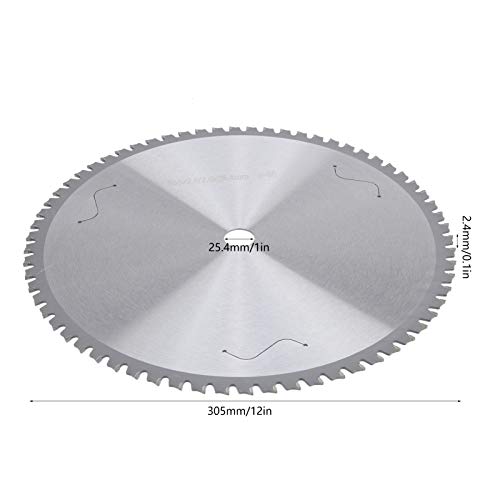 Кружно сечило за пила, сечила со голема брзина на челик, избрани за сечење на дрво/пластика/метал/плочки 305 x 2,4 x 1,8 x 25,4 x 80t
