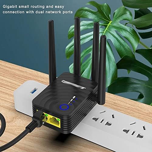 WSSBK Extender со долг дострел 802.11AC Repeater Wi FI Booster 2.4G/5GHz Засилувач 1200Mbps Рутер пристап за пристап