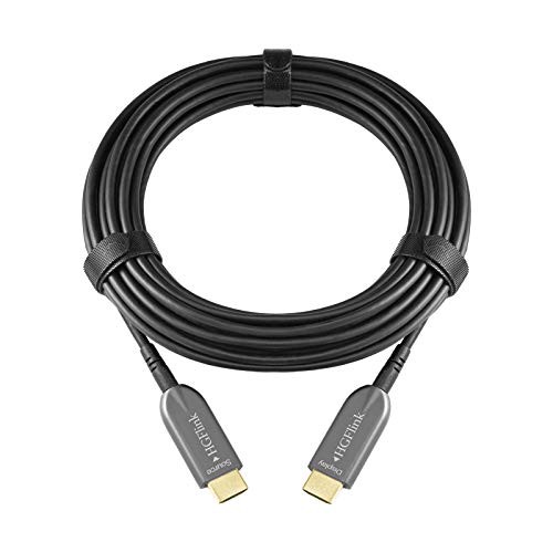 HGFlink 8K HDMI 2.1 Оптички Кабел 65ft Ultra HD Поддршка Динамичен HDR eARC 8K60Hz 4K120Hz 48Gbps HDCP 2.2 Наназад Компатибилен СО HDMI2. 0 HDMI1.