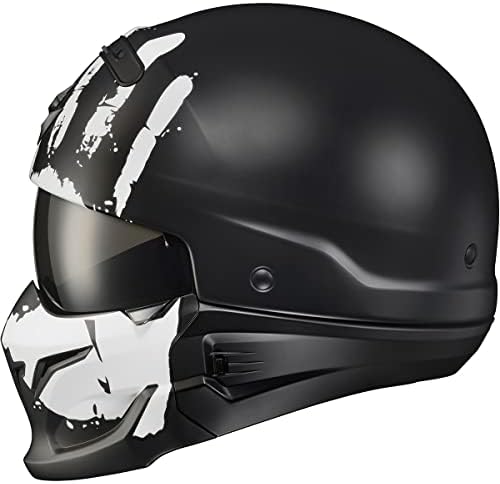 Scorpionexo тајно отворено лице половина школка 3/4 режим мотоцикл шлем, одобрена Урук за возрасни унисекс
