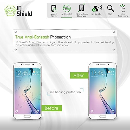 IQ SHIELD SCREEN PREACTOR Компатибилен со Insignia Flex 8 Anti-Bubl Anti-Bub Clear Real Film