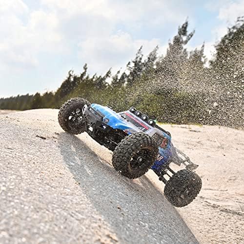 CAR CAR без четка RC без четка - 1:12 Скала 52+km/h голема брзина RC камион, 4x4 offroat водоотпорен за сите терени, камион за