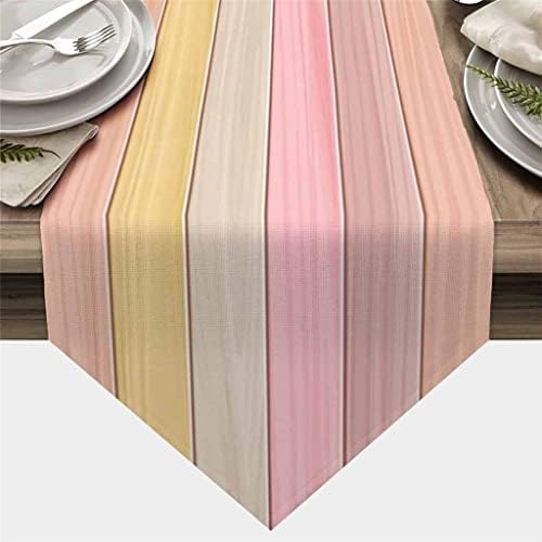 Jahh Wood Grain Candy Pink Pink Table Runners Holiday Party Decare Decales Tablelott Dining Ride Trine Training Table Tapters