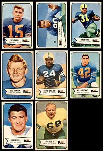 1954 Bowman Green Bay Packers во близина на Team Set Green Bay Packers Ex Packers