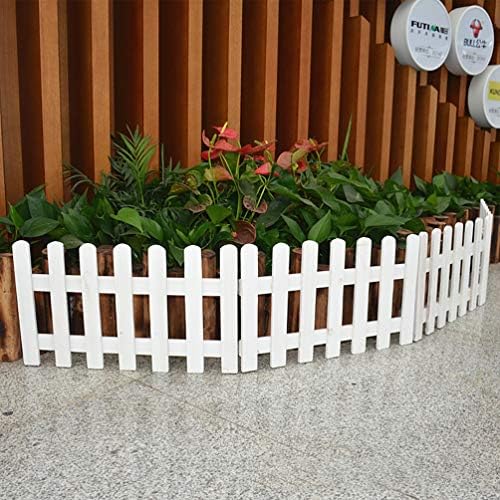 Doitool дрвена пик -ограда декорактивна минијатурна ограда од дрво дрво градина граница трева тревник за празник за декорација