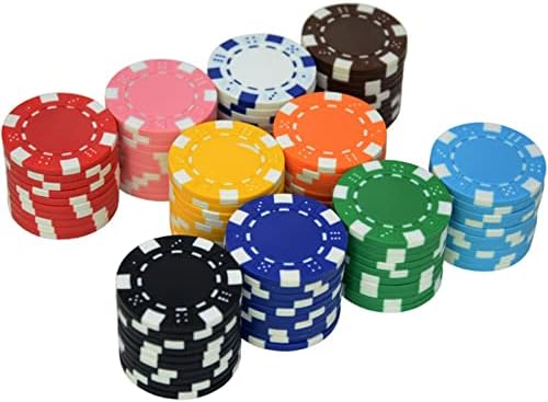 10 компјутери/многу покер чипови казино апс+железо+глинено чип Тексас Холдим Покер метални монети црни чипови за приклучоци Поставете покер