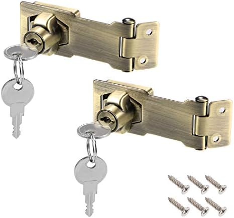 Uxcell 3-инчен клуч за заклучени брави со цинк легура на копчето за заклучување на клучеви за заклучување на завртки за заклучување на