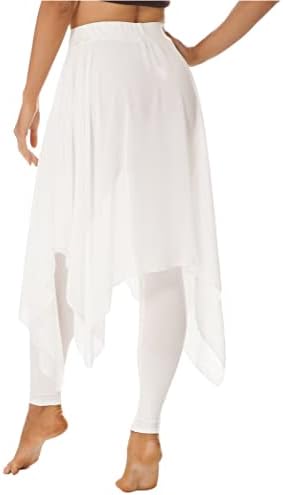 Hedmy женски шифон со ниско-ниско-долги танцувачки хеланки Лирски латински танцувачки панталони костуми