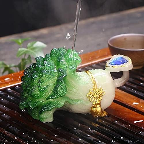 Paynan 13.3 см креативна смола Промена на чај чај домашно милениче среќа чај од зелка игра декор кунг фу чај сет