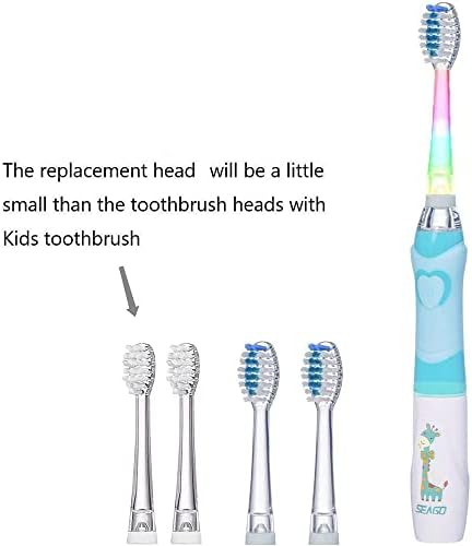 Глави за замена на четкичката за заби Seago - SG977 SG513-8 Пакет Seago деца четки за заби глави за мали деца - компатибилни со четки