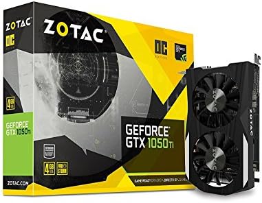 Zotac Geforce GTX 1050 Ti OC Edition 4gb GDDR5 Супер компактен графички картичка за игри
