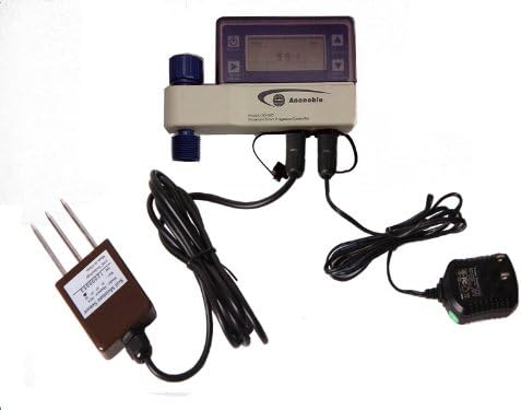 Контролер за наводнување Ancnoble GG-005C-2 со сензор за влага напојуван со AC адаптер, 9,5 од 3 од 7-инчи, бело и сино