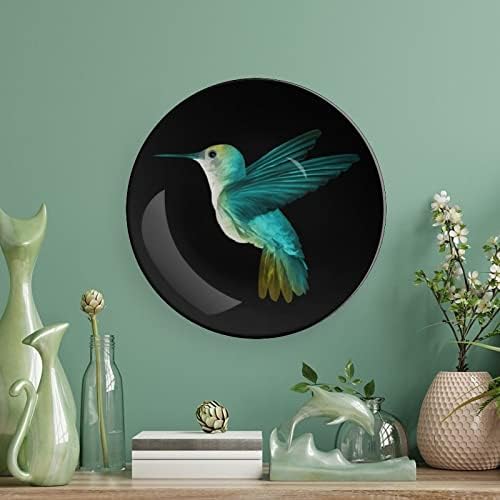 Hummingbird Коска Кина Декоративна чинија Керамички плочи занает со приказ за украси за внатрешни работи
