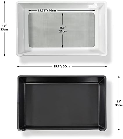 Raybatic Extra Grarm Trimming Trion - 150 микрони, 13 x 20, голем капацитет за принос на билка, фиока за полен - Комплетен со додатоци за жетва