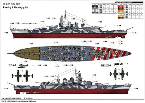 Трамптер 1/350 скала РН Рома италијанска морнарица во борба против морнарицата