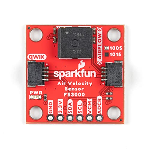 Sparkfun Сензор За Брзина На Воздухот Збег-FS3000-1005-Приклучок &засилувач; Игра Табла Со Qwiic Поврзете-Модул Опсег од 0-7, 2 m/s - Mems Термопил-Базирани Сензор Дигитални Излез 12-би