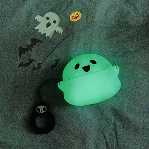 Симпатична AirPods Pro 2 Case, Culut Ghost Case for AirPods Pro 2 -та генерација на куќиште 2022, симпатична кул 3Д цртани филмови