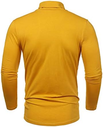 Амсуријарска машка маица маица тенок вклопуваат долги ракави Основни термички обични кошули за пулвер
