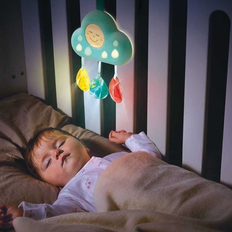 Хапе Бебе Креветчето Мобилни Играчка со Светла &засилувач; Релаксирачки Песни| 10 Видови На Смирувачки Спиење Звук За Креветчето Мобилни|