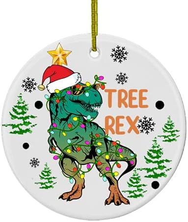 Божиќен украс за диносаурус - Божиќ 2021 г.