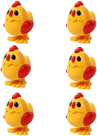 Абоофан 18 парчиња Велигденски пилиња ветер играчки скокајќи пилешки новини играчки за деца за деца мали деца Велигденски јајца за лов на јајца за порибници за пори