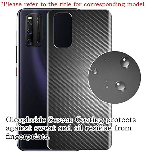 Puccy 2 Пакет Заштитен Филм На Задниот Екран, компатибилен СО Motorola moto g60 Црн Јаглерод Tpu Заштитен Капак ( Не Калено Стакло/Не Заштитници