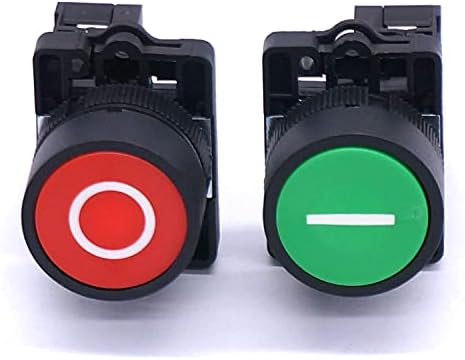 OSGC 22mm AC 660V 10A Моментарна I/O црвена зелена знак без прекинувач за копче за притискање NC