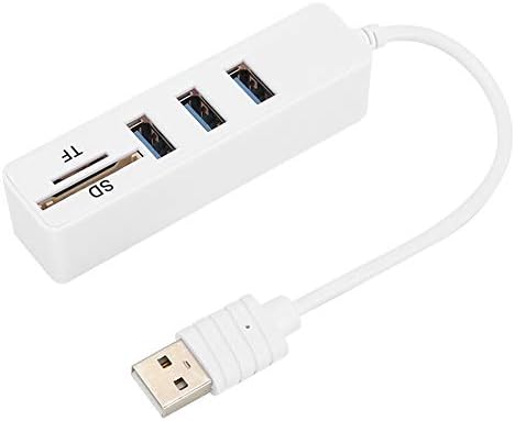 USB3. 0 Центар, Бела ГОЛЕМА Брзина USB Картичка Читач, Мемориска Картичка/Мала Мемориска Картичка Читач со 480mbps Брзина На