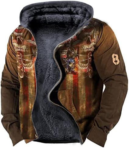 Спортски јакни за мажи за машка маскирана спортови за џемпер со долги ракави патенти со качулка јакни со палто со палто