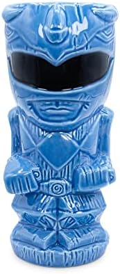 Geeki tikis Power Rangers Blue Ranger Ceramic Cug | Тамблер коктел очила, тропски софтвер за пијалоци за комплет за домашни шипки