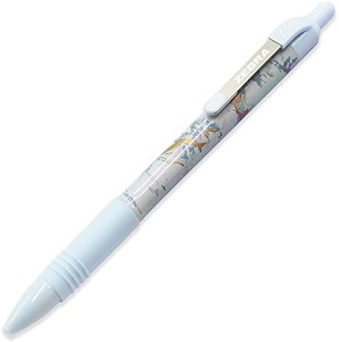 Зебра Z -до -зафаќа мазно - пенкало за влечење топка - пакет од 6 - црно мастило - руменило сино со дизајн на барел за завиткување