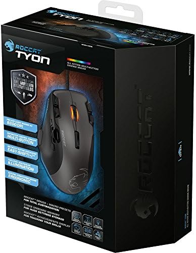 Рокат Тајон Р3 Сензор Ласерски USB Игри На Глувчето-Црна