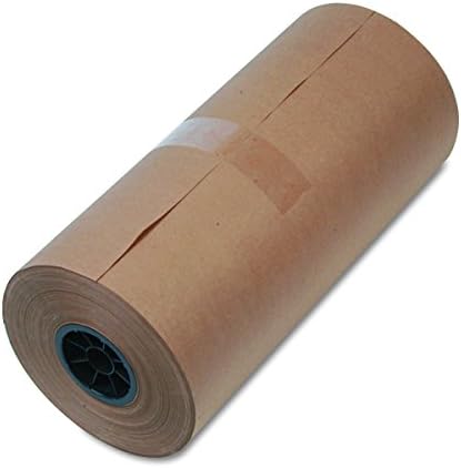 Универзална ролна за завиткување на хартија за завиткување со висока волумен, залихи за завиткување од 40 lb, 18 x 900 стапки, кафеава