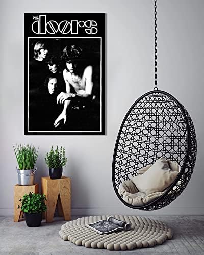 Бенд постер Постерот за врати за уметнички wallидни платно слики за модерни отпечатоци од канцелариски украси 16 x 24
