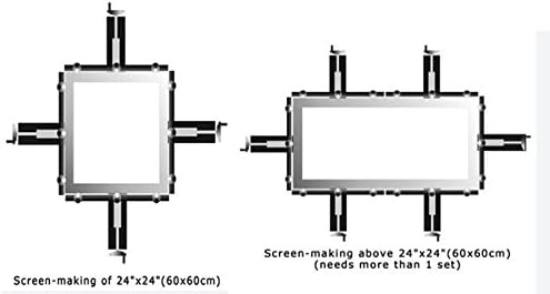 Висока прецизна 24 x 24 Прирачник за машина за печатење на екран за печатење на екран на екранот, лесен инсталирање за печатење со маици