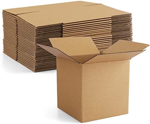 Mailers Eupako 5x5x5 Mailers Cardboard 25 пакувања бела коцка брановидни мали кутии за испорака за испраќање