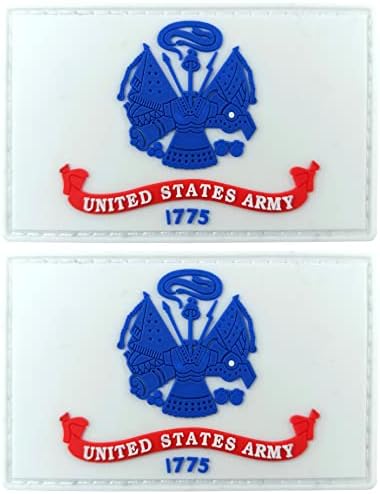 JBCD американска армија 1775 знаме за крпење воена тактичка лепенка - ПВЦ гумена кука и лепенка за прицврстување на јамка