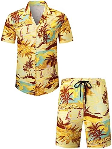 Летни маици Bmisegm за мажи маички кошули панталони од плажа од страна на густа костум