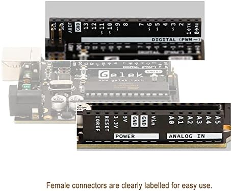 Microontroller табла Gelek Uno R3 компатибилен со Arduino Uno R3, Atmega328p и Atmega16U2 со USB кабел, табла за прототипирање