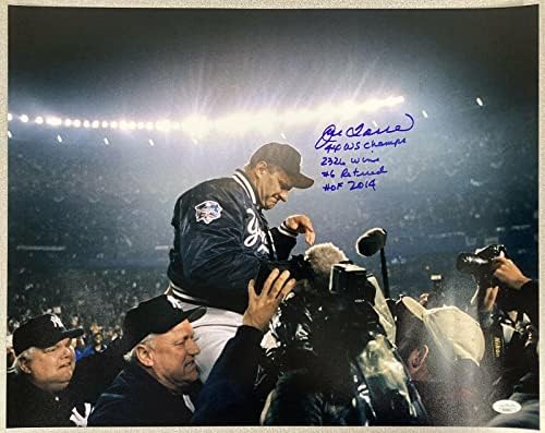 Toо Торе потпиша фотографија 16x20 Јанкис 2000 Светска серија Аутограф HOF Stats JSA - Автограмирани фотографии од MLB