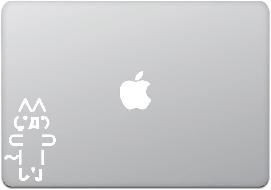 Kindубезна продавница M710-W MacBook Air/Pro 11/13 инчи налепница MacBook налепница Мачка Гико мачка 2 Шанел Бела