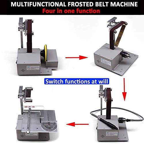 Lixfdj Home DIY табела пила, мала машина за сечење со функција за гравирање на полирање, мултифункционална машина за мелење на ременот,