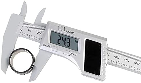 SJYDQ 150mm 6 инчи LCD Solar Digital Vernier Caliper Caliper Composite Composite Mearing Tool