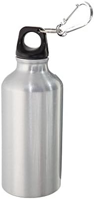 шише со вода за пиење алуминиум Ebuygb со капаче за завртки и карабинер 400 ml