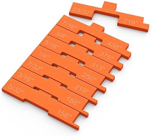 8 Компјутерски табела за рутер Поставете шипки, 3 во 1 прецизно поставување блокови за висина на висина поставена за табели за рутер,