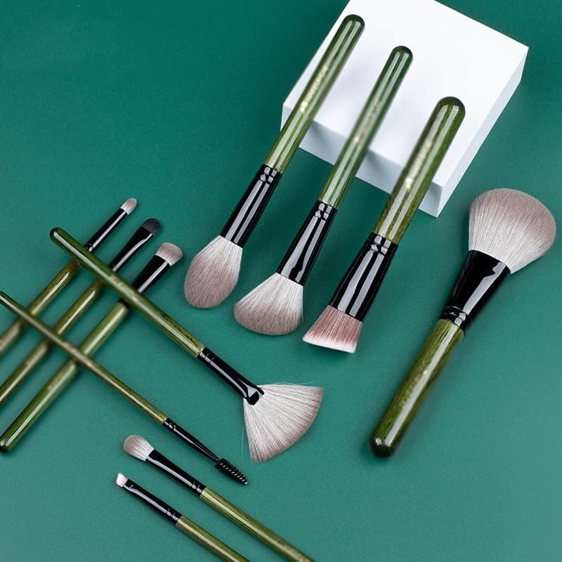 Четки за шминка XWWDP Поставете професионална алатка за синтетички четки за коса Фондација во прав контура за очила